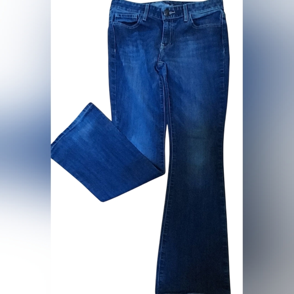 William Rast Womens Denim Jeans Flare Leg Size 31 Classic Blue Bootcut Basic